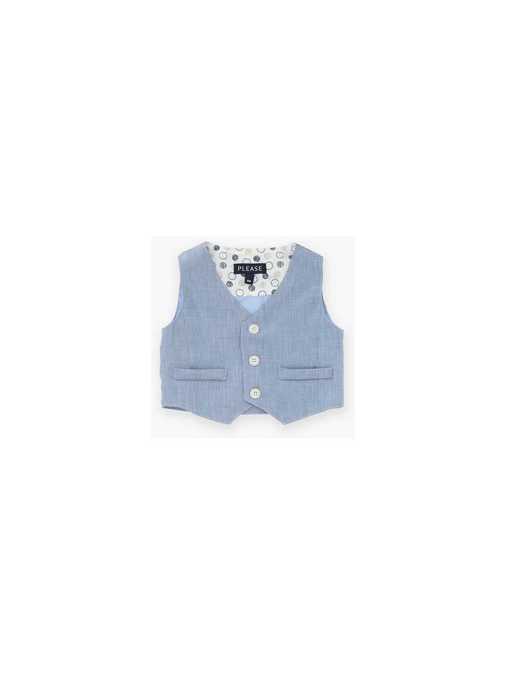 blue vest VEST KHABBAZ