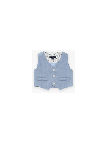 blue vest VEST KHABBAZ