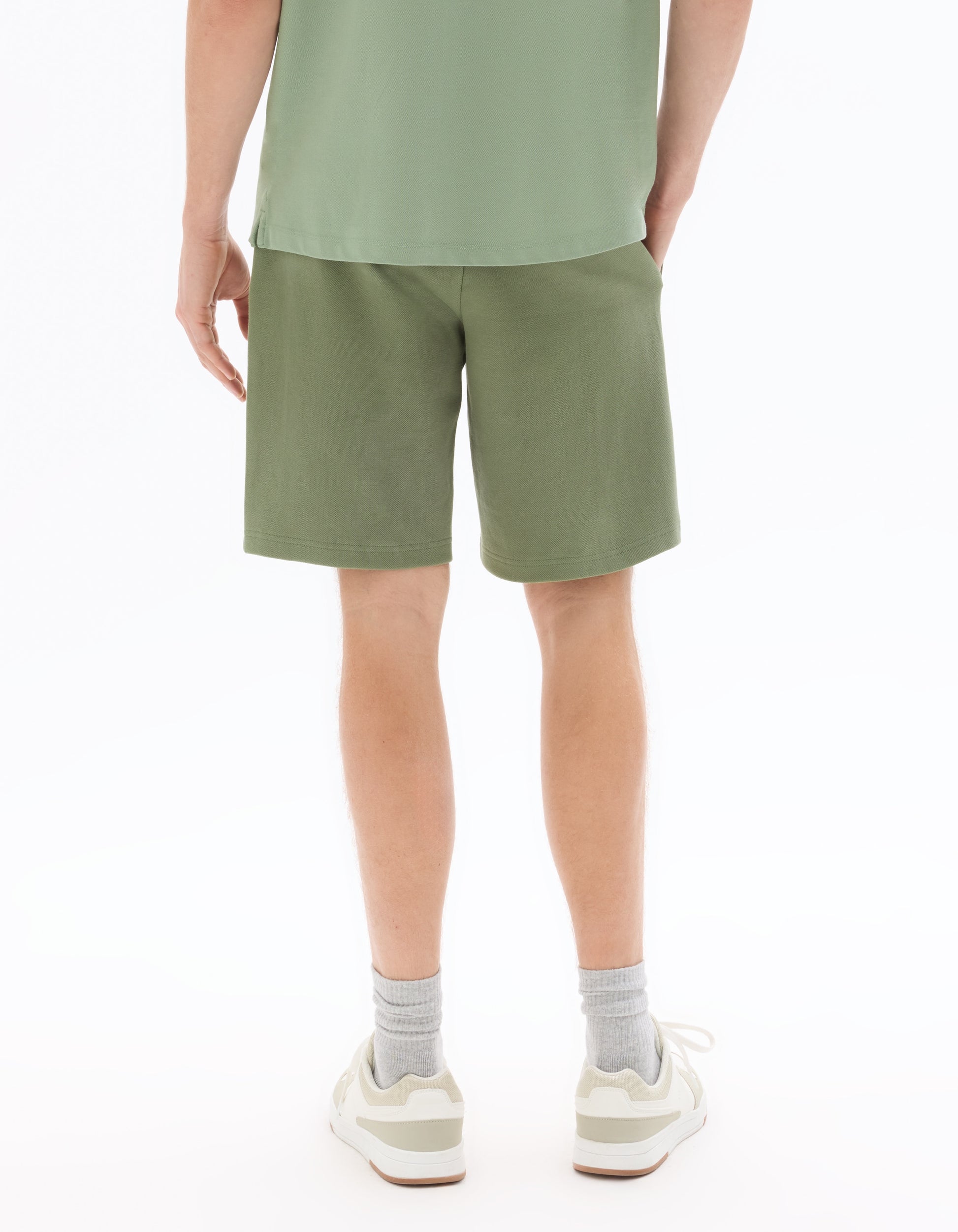 Celio Cotton Blend Bermuda - Green