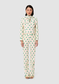 Poupee green heart print pants by Tara Jarmon Lebanon
