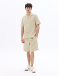 Textured Regular Fit 100% Cotton Short-Sleeve Shirt Celio