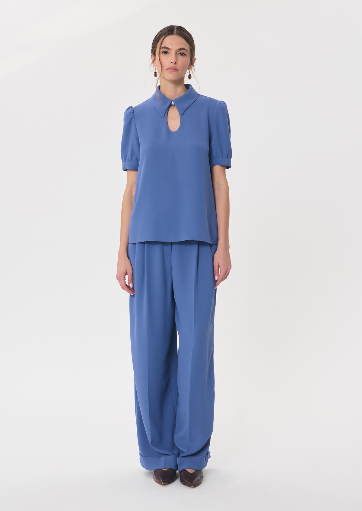 Thimothee top in denim blue by Tara Jarmon