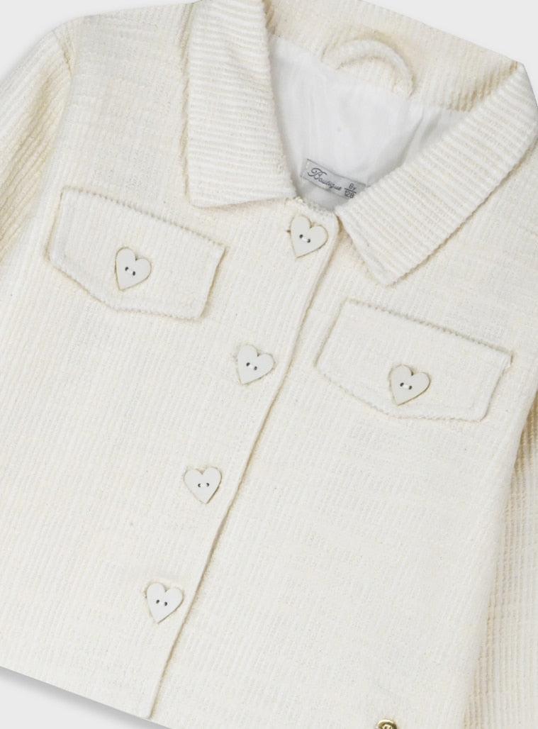 Beige Jacket for Girls