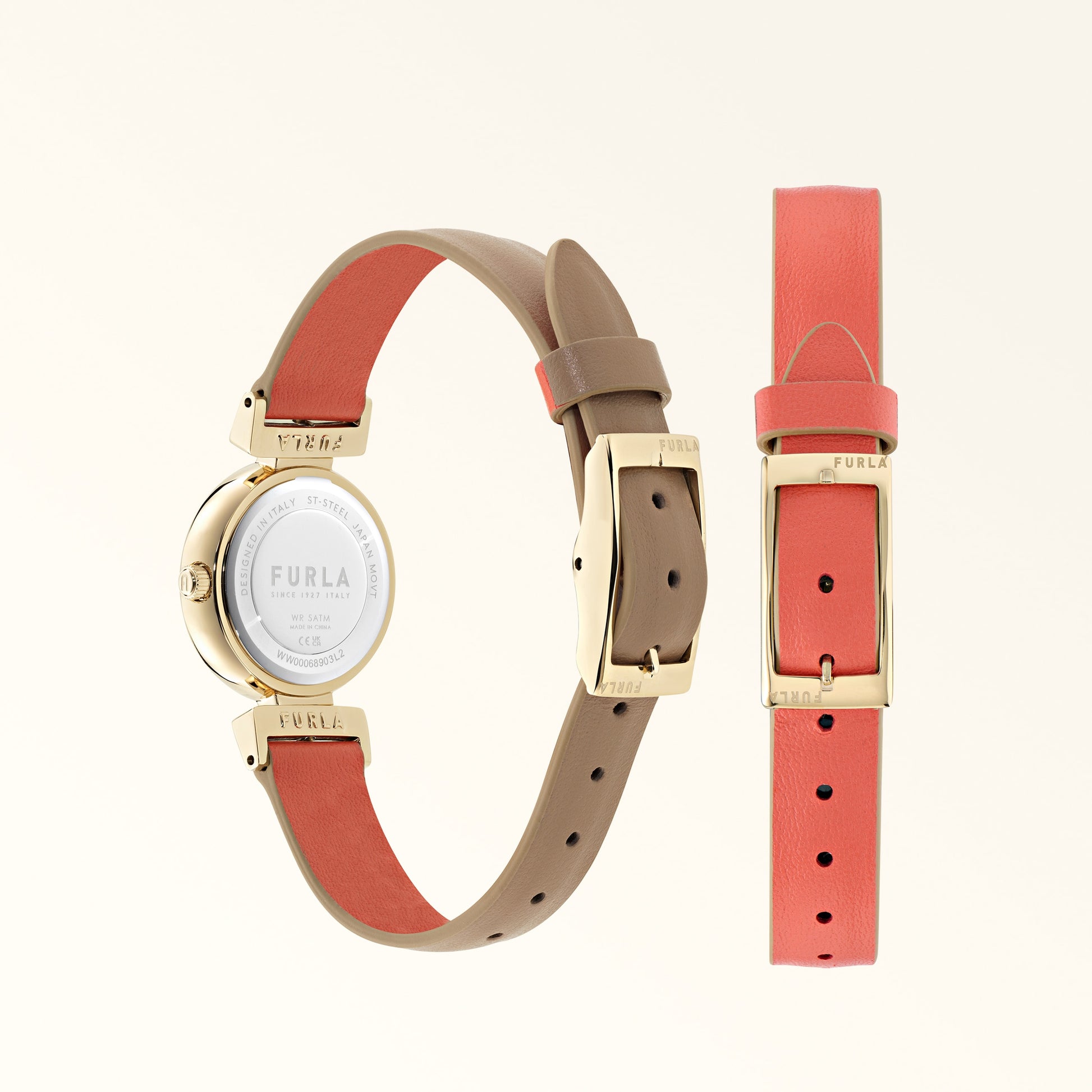 Furla Twist Round Case Watch 25Mm in Brown - Watches 