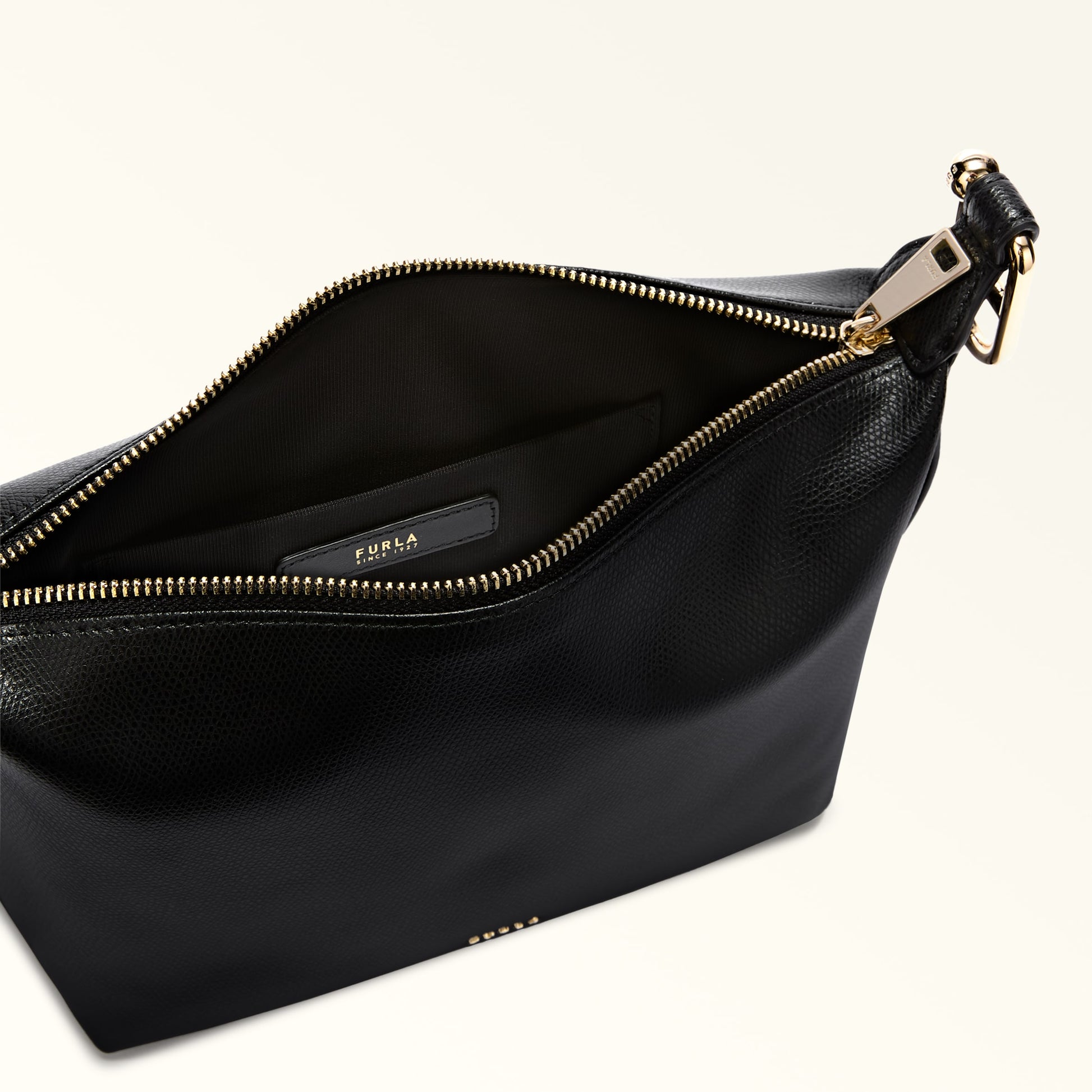 Furla Tonie Mini Hobo Bag In Leather