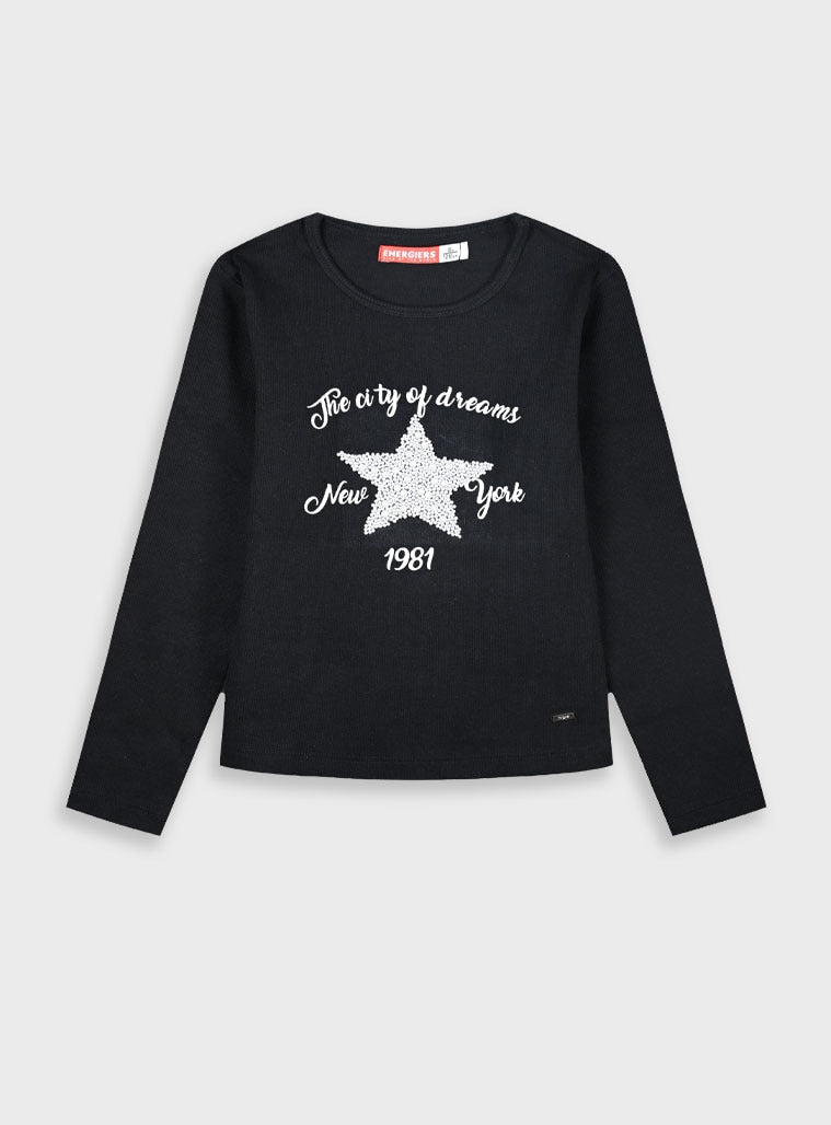 Black Blouse for Girls