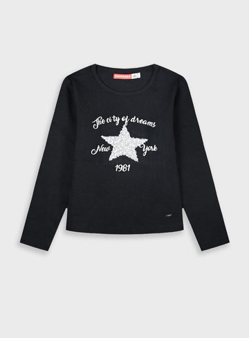 Black Blouse for Girls