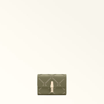 Furla Iride S Compact Wallet in Green - Wallets 