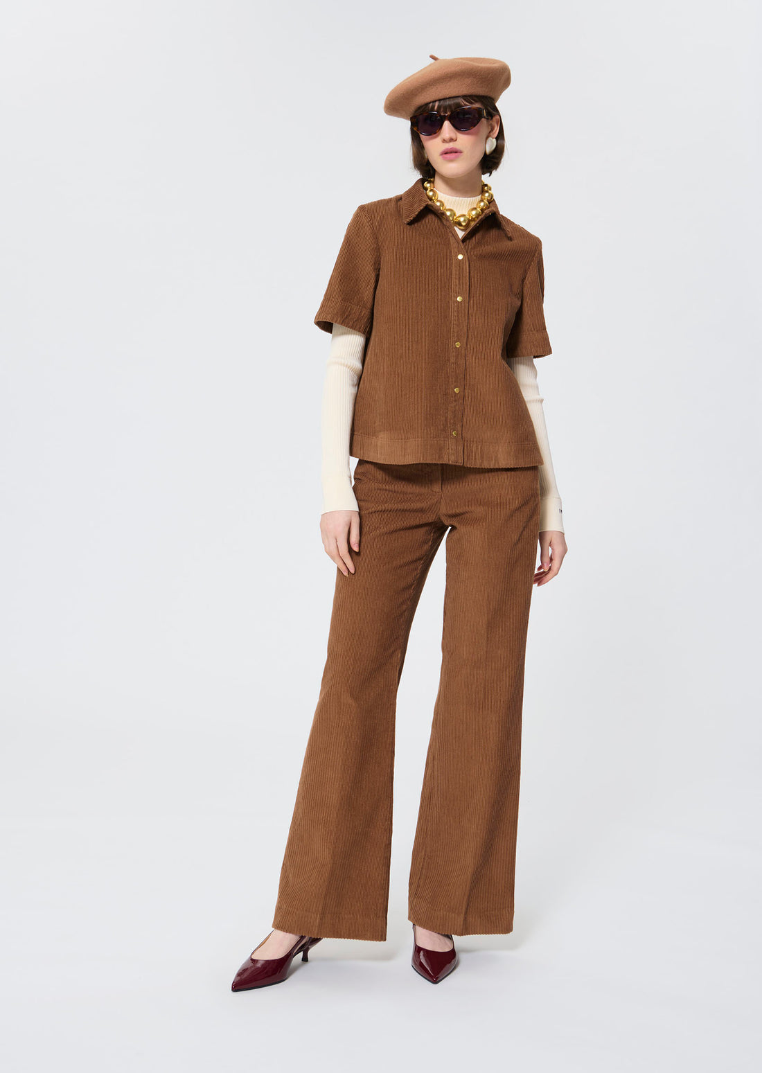 Camilia  hazelnut shirt for women
