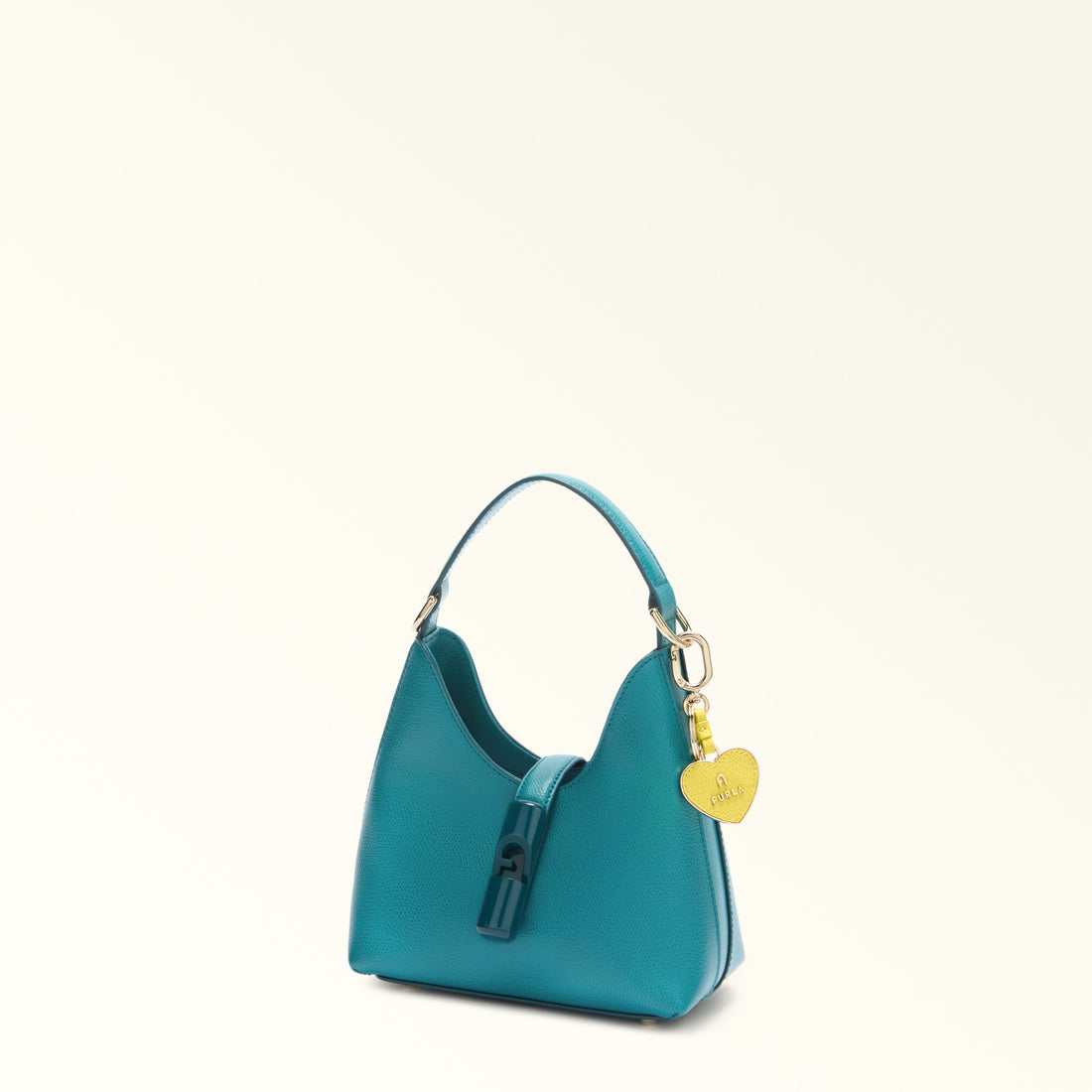 Furla Camelia Keyring Heart in Yellow - Charms 