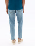 Celio Relaxed Fit Jeans - 100% Cotton - 7/8 Length - Beige