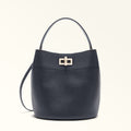 Furla Amelia M Bucket Bag in Blue - Bags 