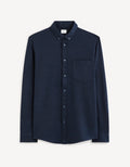 BAPIK NAVY LS SHIRT - Celio lebanon