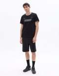 Celio Loose fit interlock shorts - Black