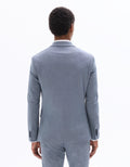 Slim Fit Stretch Blue Suit Jacket Celio