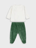  Green Infant'S Set(Blouse,Trousers) For Boy