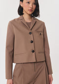 Vittorio vest in camel cotton by Tara Jarmon