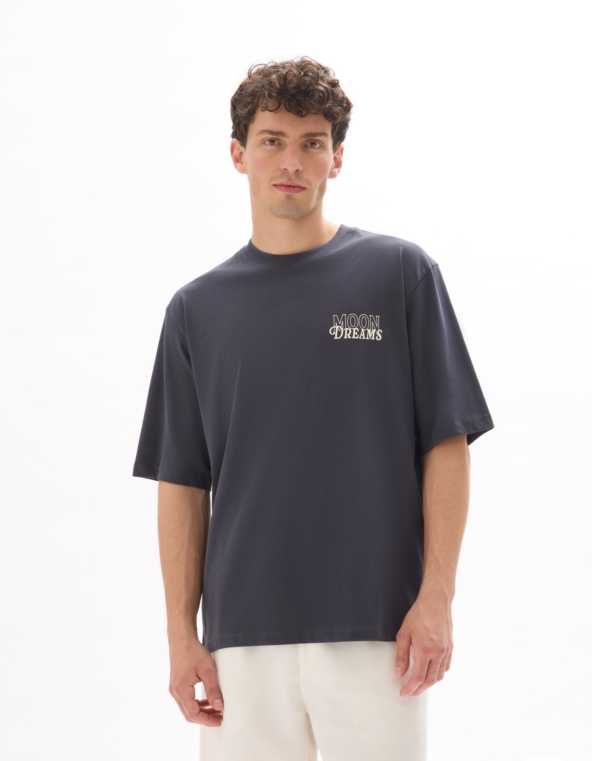 Bleu Nuit Short Sleeves Tshirt - Celio Lebanon