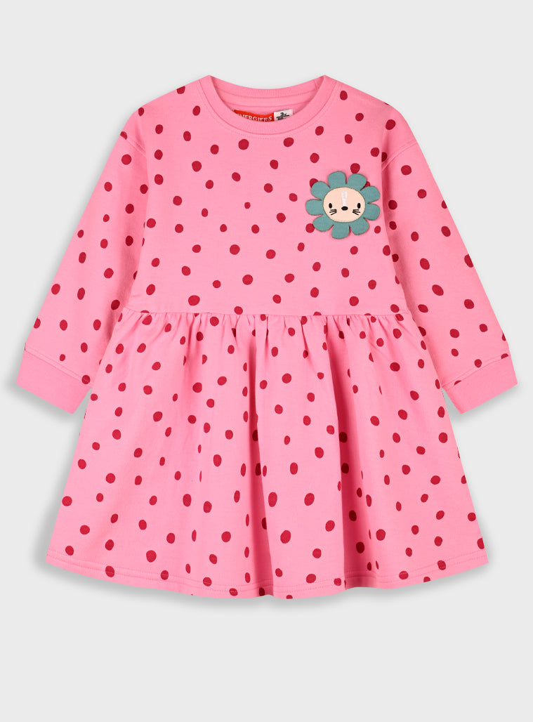 Cotton Girl Dress - Strawberry