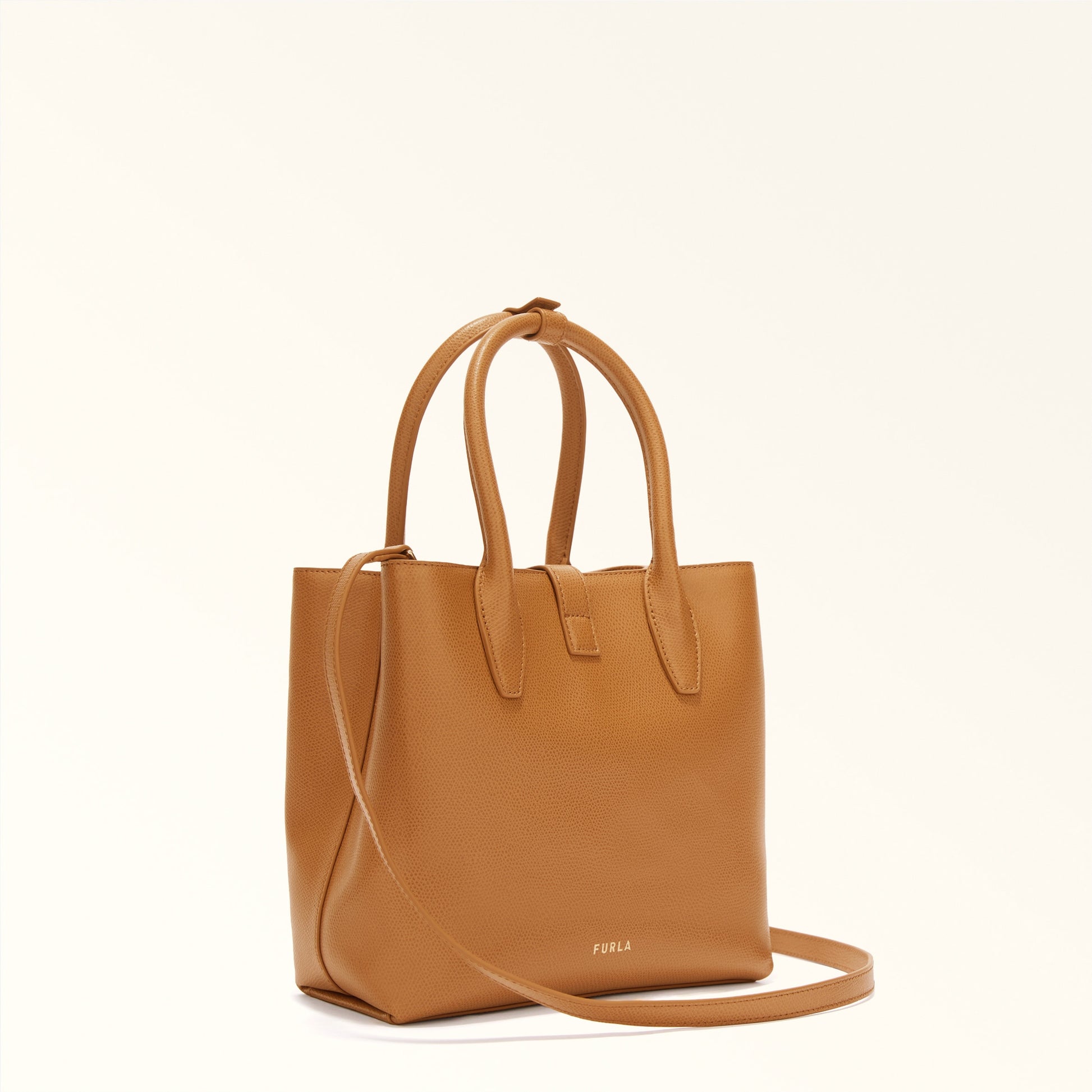 Furla Goccia S Tote Base 22 in Brown - Bags 