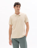 Beige Light Short sleeves Polo for men