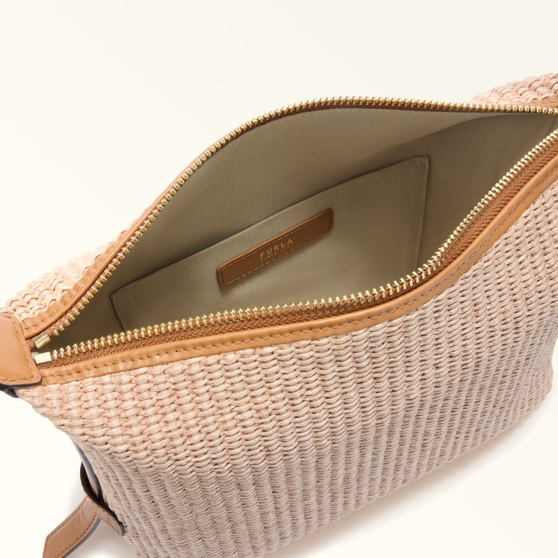 Furla Tonie Mini Hobo in Brown - Bags 