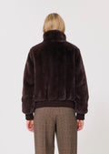 Bertille  chocolate faux fur for women