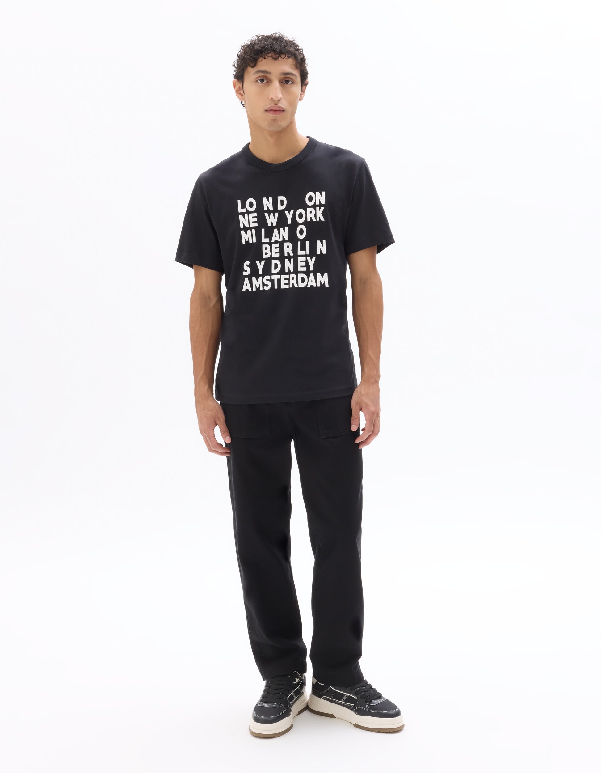 Celio Cotton Short Sleeves Tshirt - Black