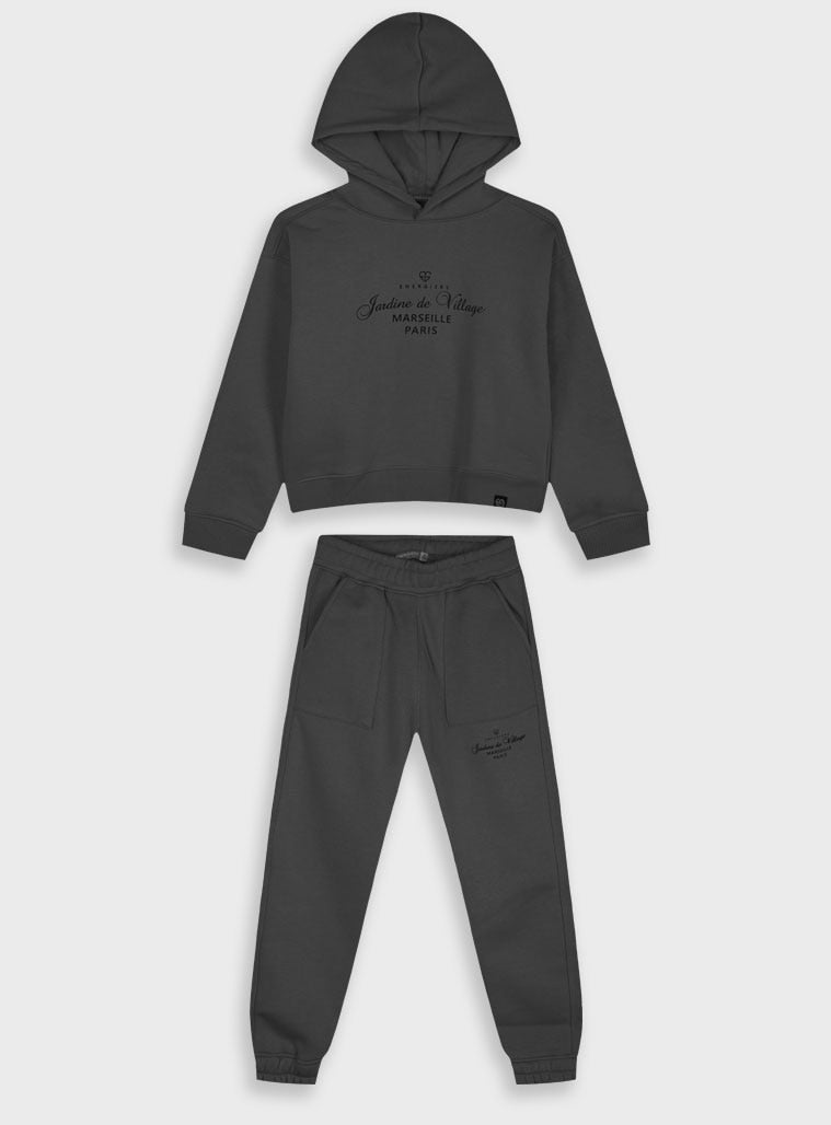 Black Tracksuit(Blouse,Trousers) for Girls
