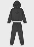 Black Tracksuit(Blouse,Trousers) for Girls
