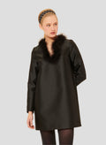 Ruta Black Satin Dress by Tara Jarmon Lebanon