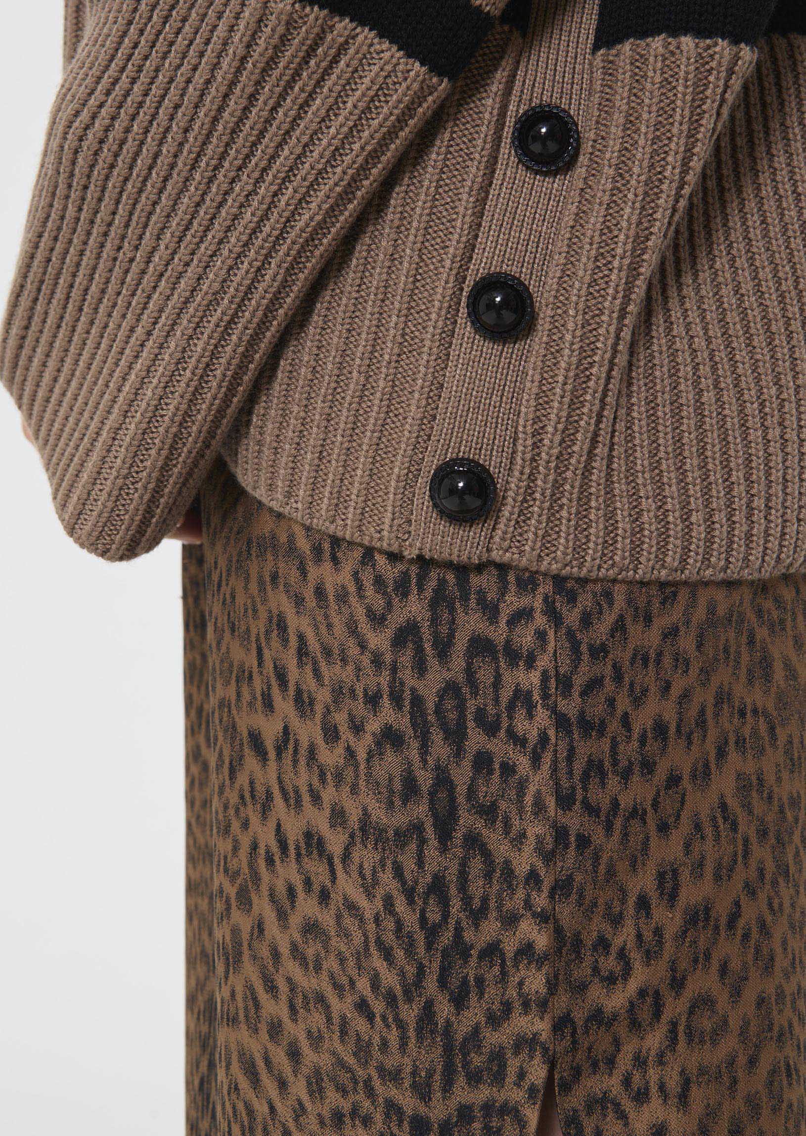 Pacome  black taupe oppo sweater for women