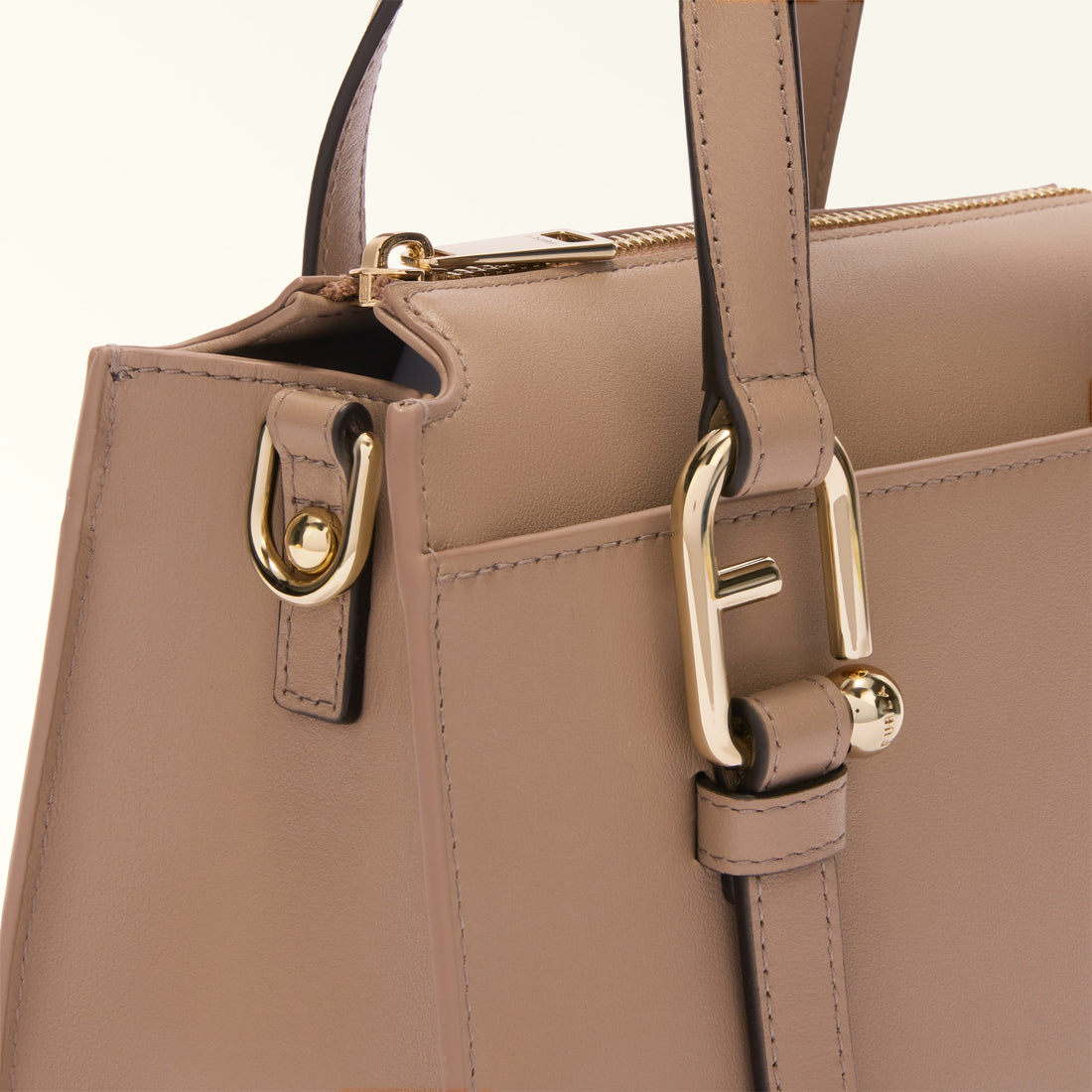 Boston Bag Fnu-Furla Nuvola Greige
