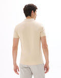 beige Short sleeves Polo