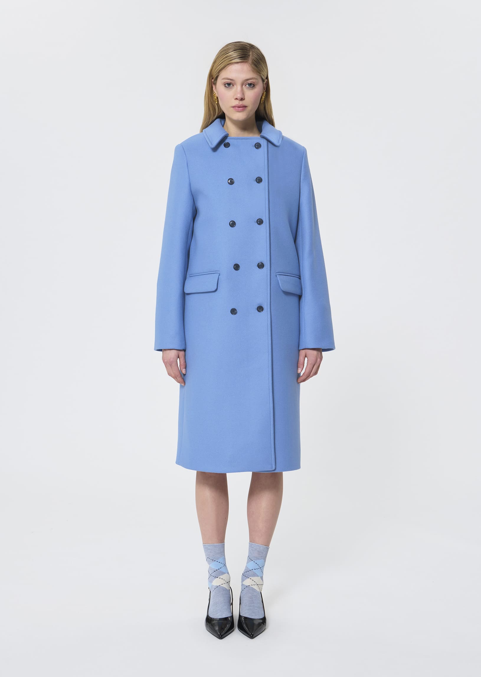 Daisy  horizon woollen cloth coat