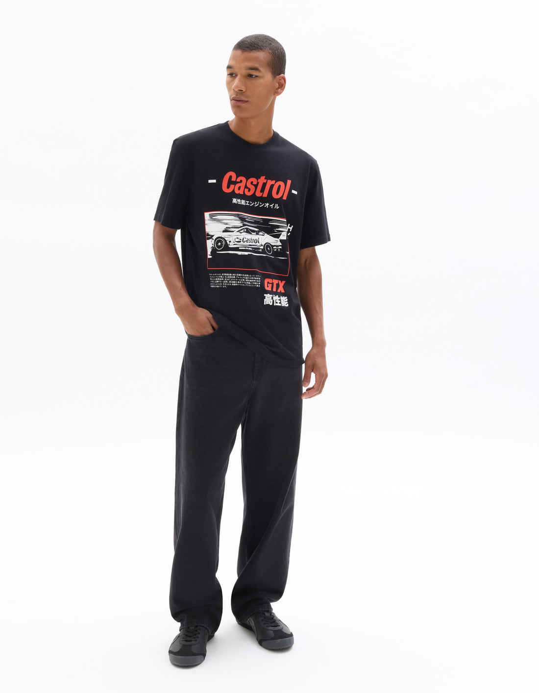Celio Cotton T-Shirt - Black