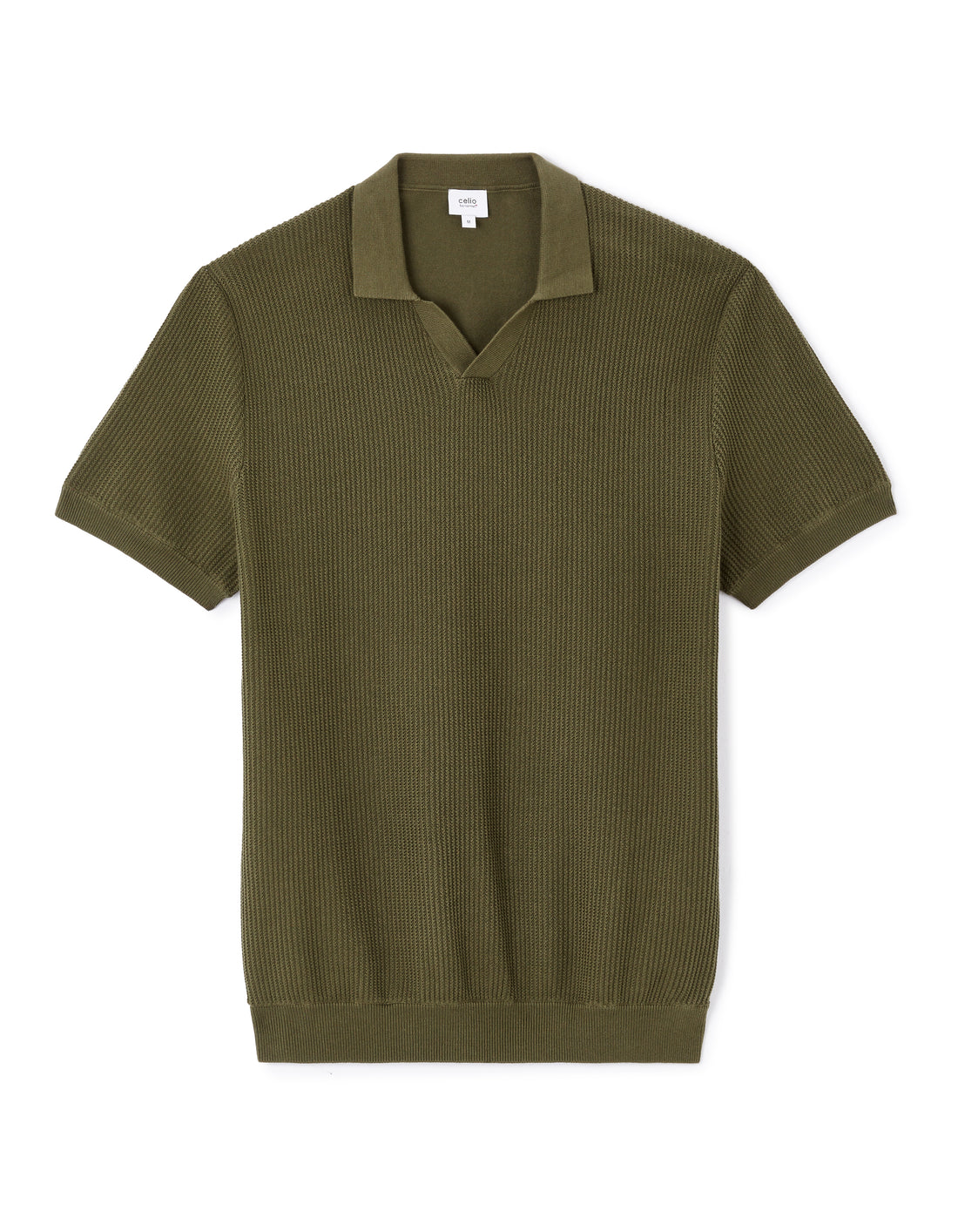 Khaki Short Sleeves Polo - Celio Lebanon