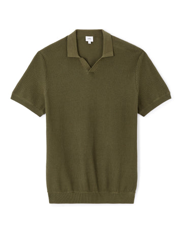 Khaki Short Sleeves Polo - Celio Lebanon