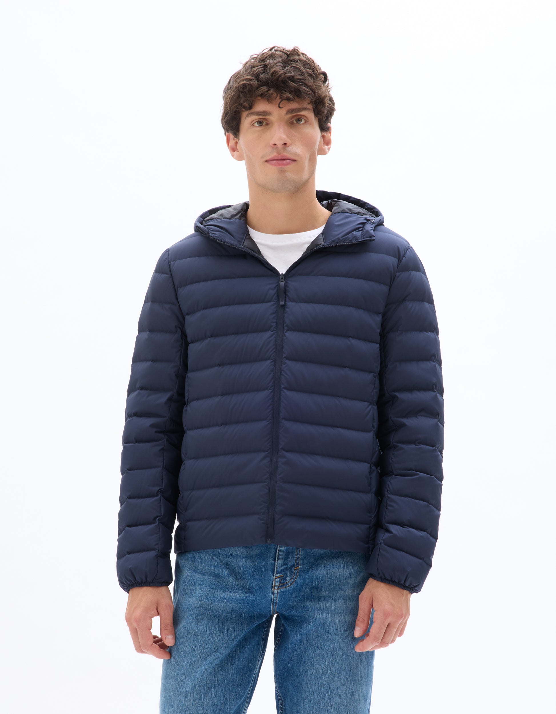 Navy Puffy Jacket - Celio Lebanon