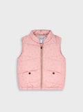 Children's Pink Jacket Sleeveless For Girl