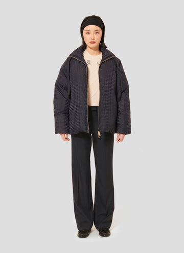 Dune matte midnight blue down jacket by Tara Jarmon Lebanon