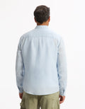 light blue Long sleeves Shirt