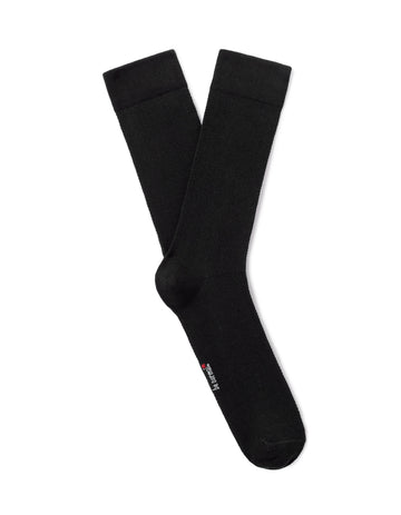 Celio High socks in stretch piqué cotton - Black