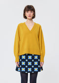 Paz  lemon yellow sweater for women