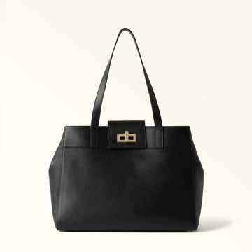Furla Amelia L Tote in Black - Bags 