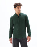 Vert Fonce Long Sleeves Shirt - Celio Lebanon