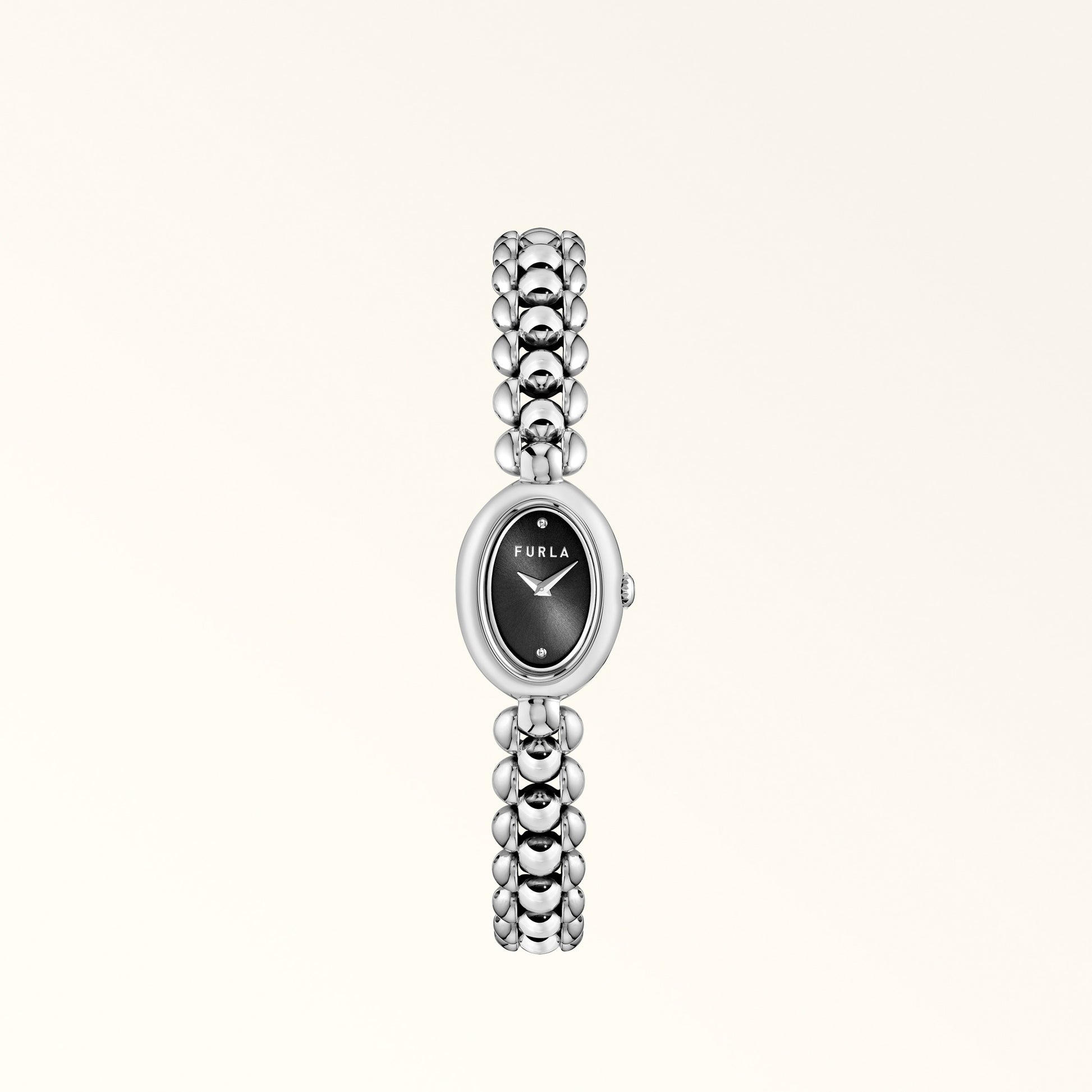 Furla Delizia Oval Case Watch 26X20Mm in Black - Watches 