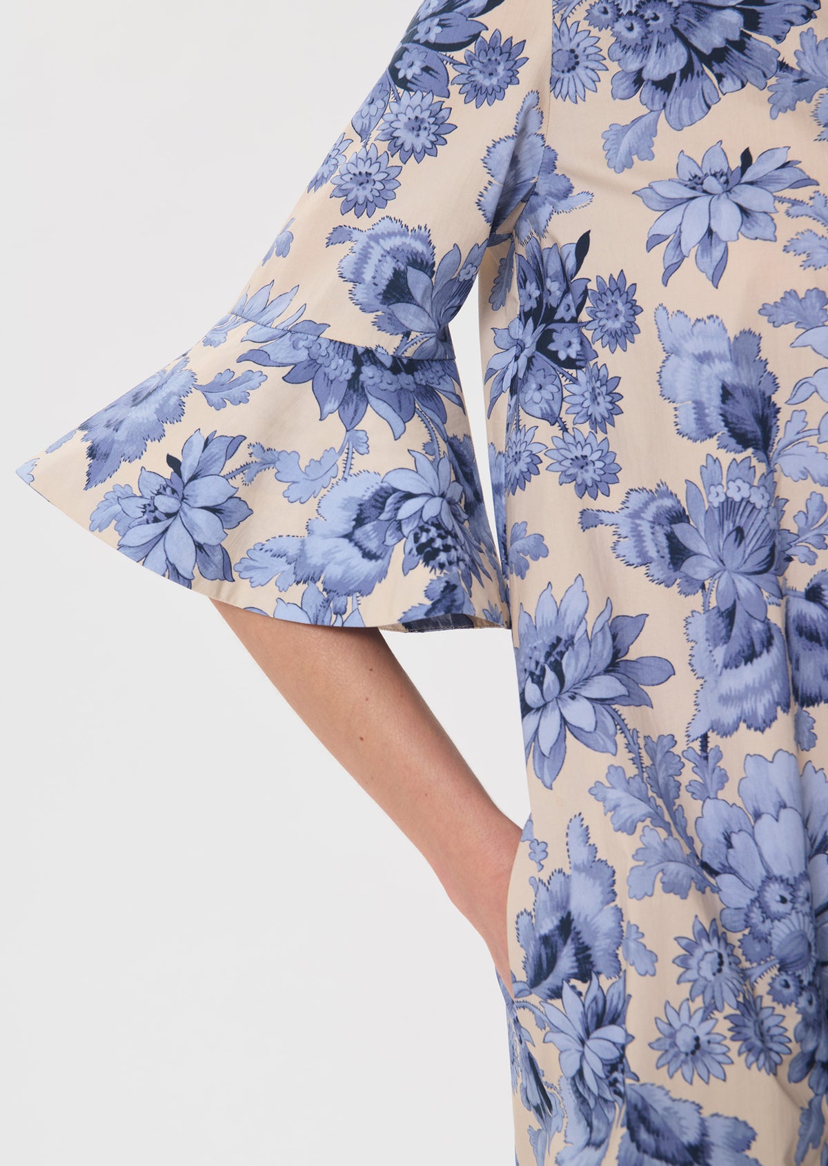 Roselia dress in off white cotton by Tara Jarmon