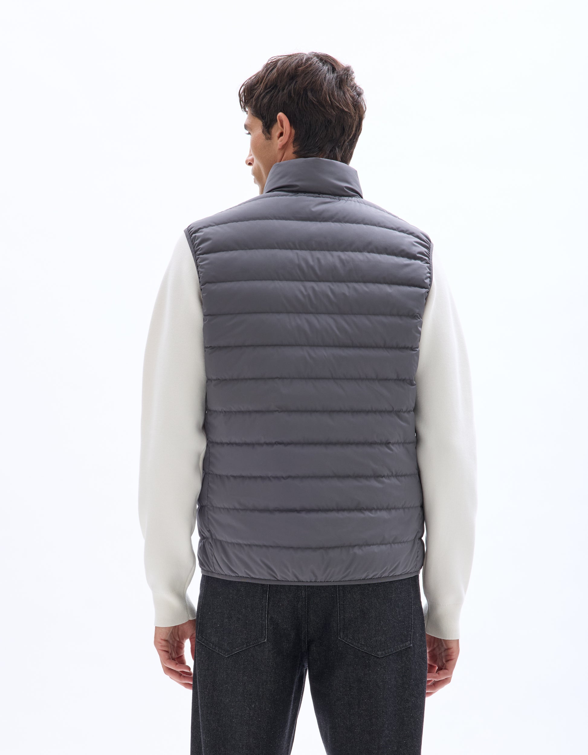 Dark Grey Puffy Jacket - Celio Lebanon