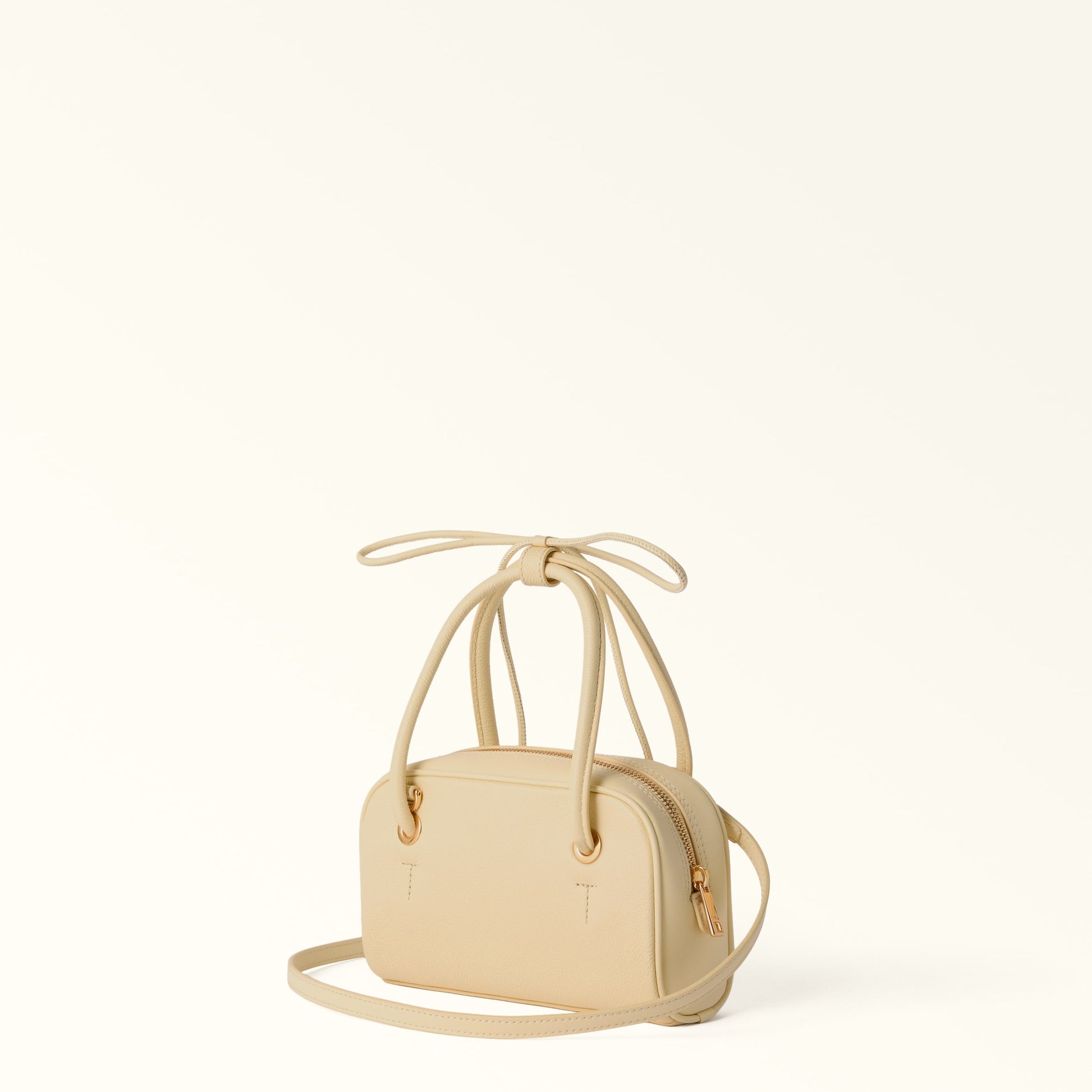 Furla Poppy Mini Dome in White - Bags 